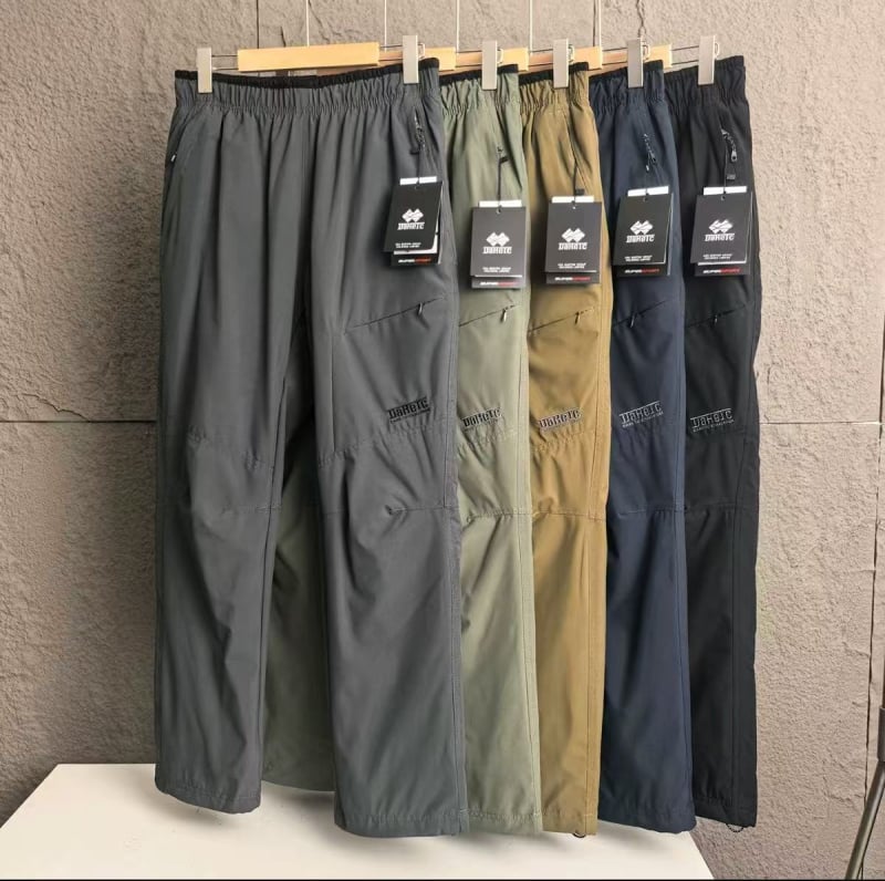 Vyrų žieminės miesto lauko kelnės: atsparios vandeniui, atsparios vėjui, su fleece pamušalu, aukštos juosmens, tiesus kirpimas