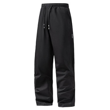 Vyrams tiesaus kirpimo žieminės fliso pamušinės kelnės, poliesterio pluoštas, mikroelastinės