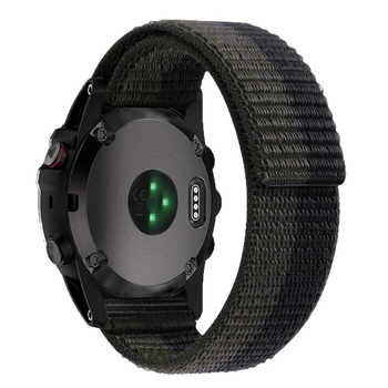 Garmin Fenix 7X / MK2i Loop najlonska narukvica s Velcro zatvaračem, dvostruka