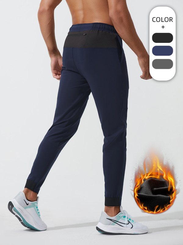 Vīriešu sporta bikses, brīvs piegriezums, vidējā jostas vieta, ziemas rudens, 88% poliesteru