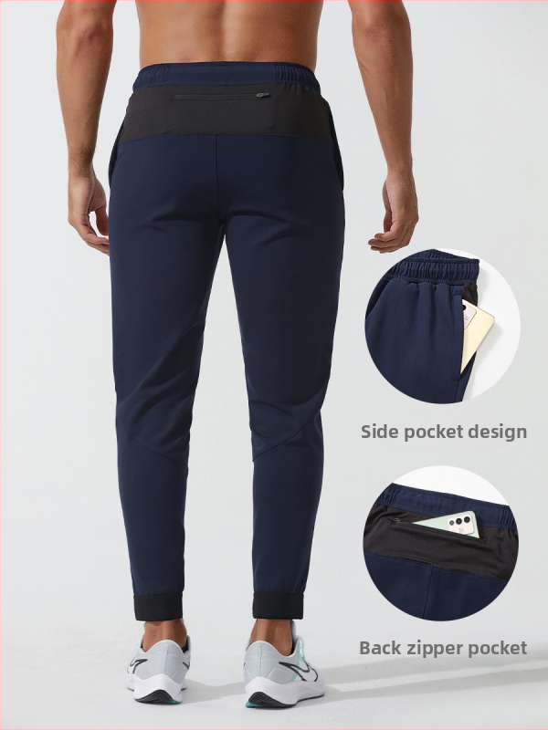 Vīriešu sporta bikses, brīvs piegriezums, vidējā jostas vieta, ziemas rudens, 88% poliesteru