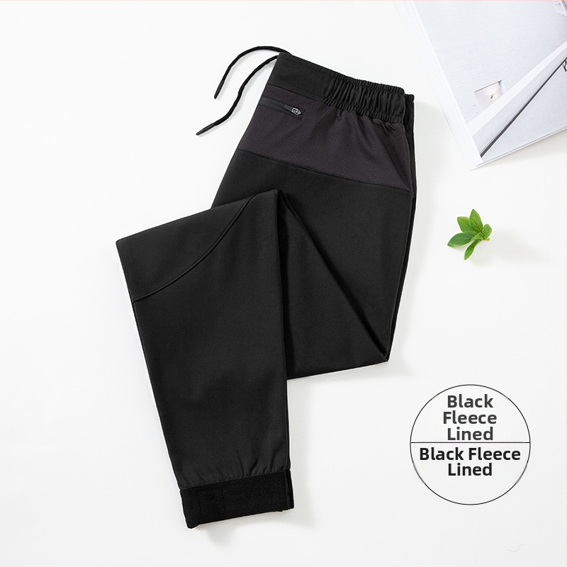 Vīriešu sporta bikses, brīvs piegriezums, vidējā jostas vieta, ziemas rudens, 88% poliesteru