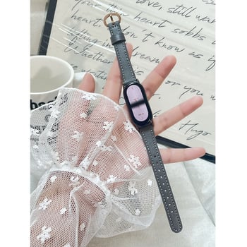 Kožna narukvica za Xiaomi Mi Band 9, kompatibilna s Xiaomi 10/8/NFC; ljetna lagana luksuzna univerzalna narukvica za sat