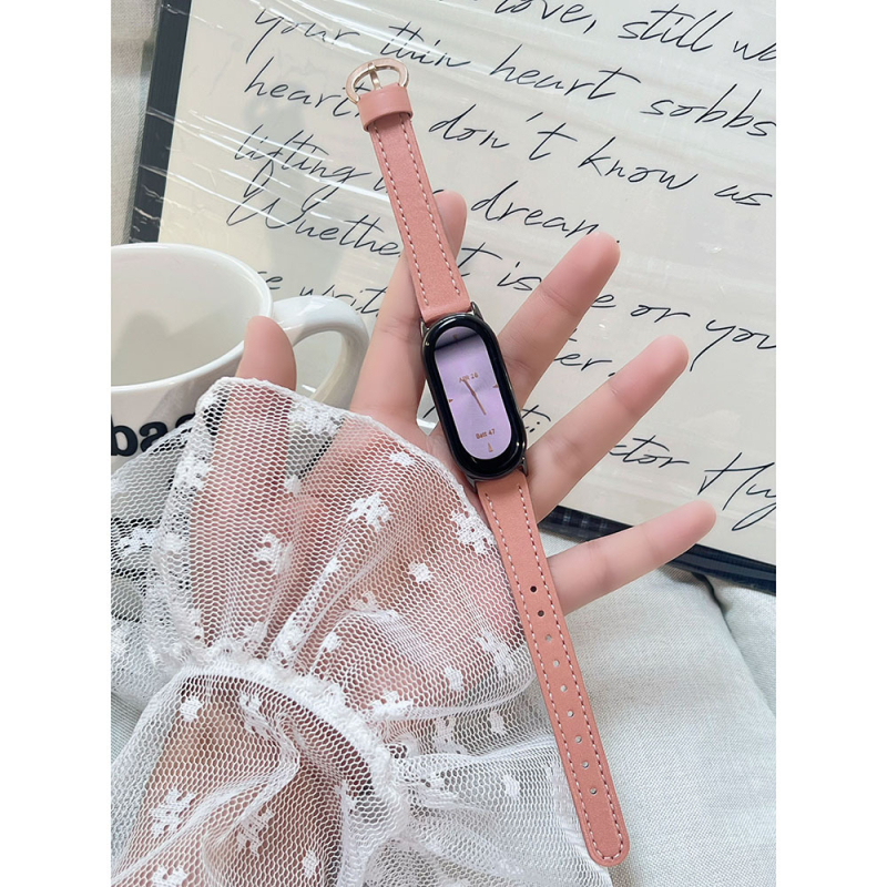 Kožna narukvica za Xiaomi Mi Band 9, kompatibilna s Xiaomi 10/8/NFC; ljetna lagana luksuzna univerzalna narukvica za sat