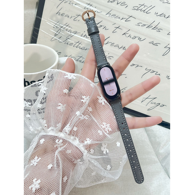 Kožna narukvica za Xiaomi Mi Band 9, kompatibilna s Xiaomi 10/8/NFC; ljetna lagana luksuzna univerzalna narukvica za sat