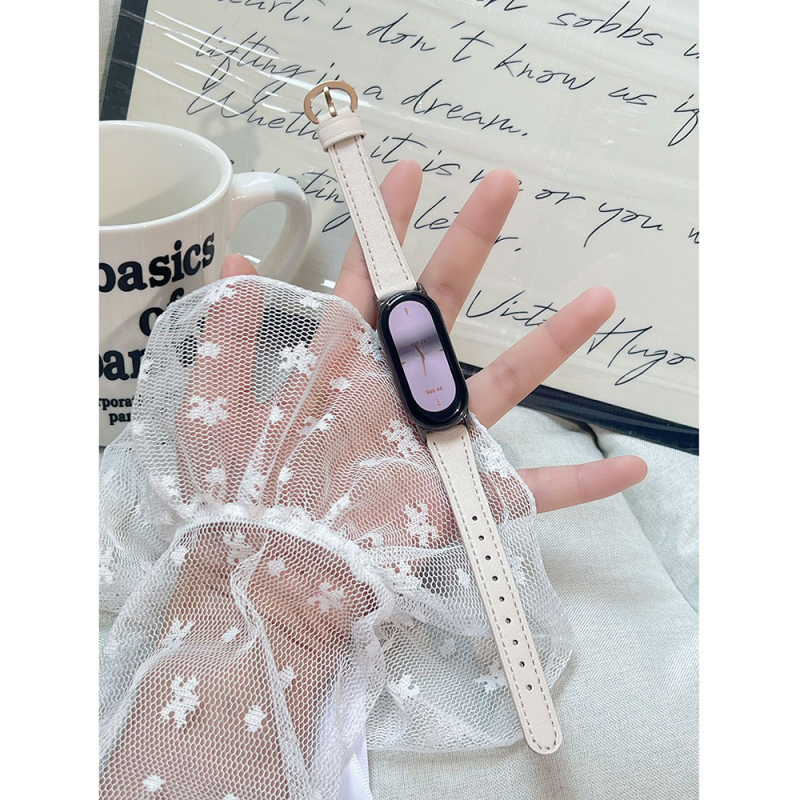 Kožna narukvica za Xiaomi Mi Band 9, kompatibilna s Xiaomi 10/8/NFC; ljetna lagana luksuzna univerzalna narukvica za sat