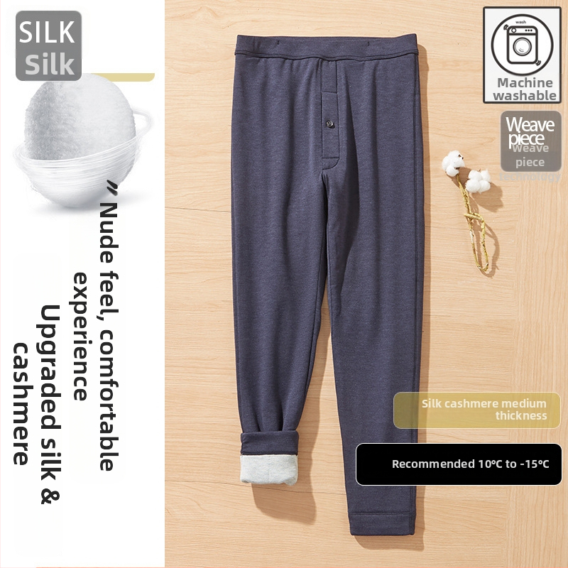 Унисекс зимни термални панталони от Modal с съдържание на коприна <30%, три слоя, дебелина 251–300 g/m2, топли за носене навън