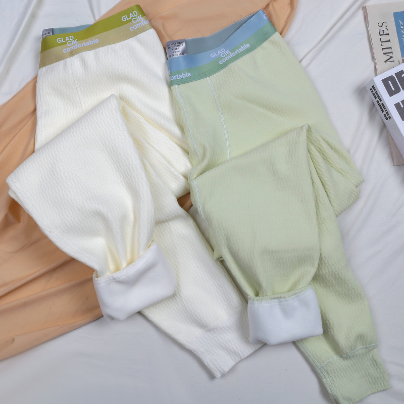 Мъжки есенни памучни панталони – екстра-дебели 401–500 г/м², двойнослойни, кадифена подплата, каре модел, стягане на фигурата