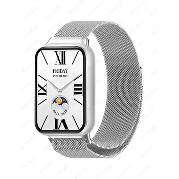 Nerđajući čelični magnetski mrežasti kaiš za Xiaomi Mi Band 8/9 Pro, milanski stil