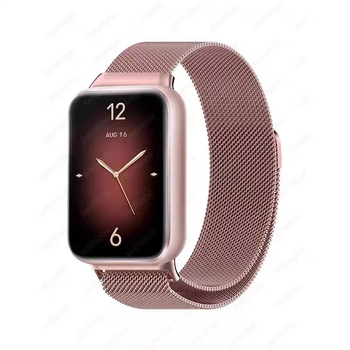 Nerđajući čelični magnetski mrežasti kaiš za Xiaomi Mi Band 8/9 Pro, milanski stil