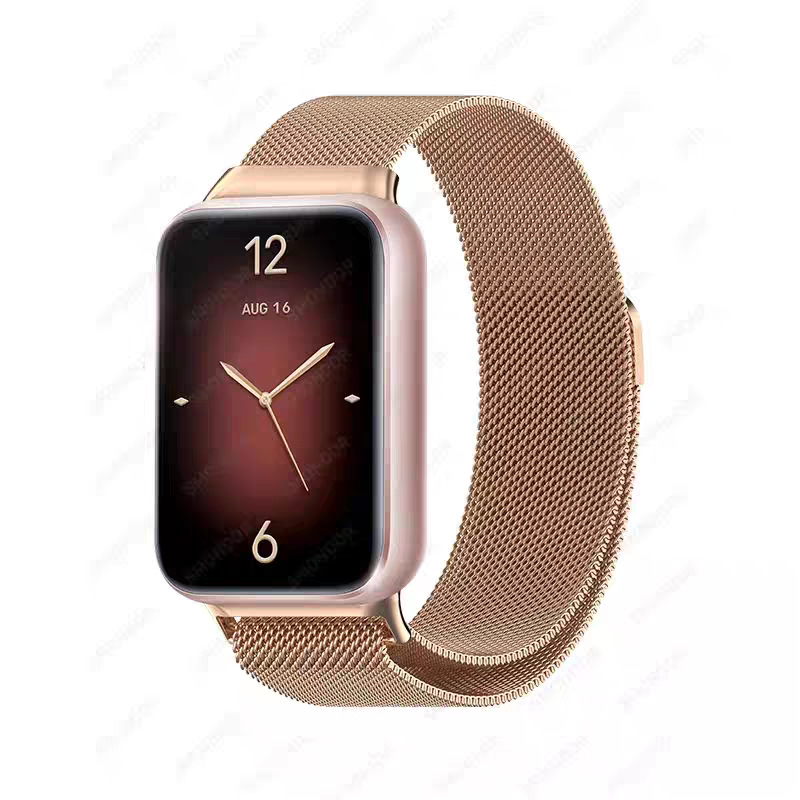 Nerđajući čelični magnetski mrežasti kaiš za Xiaomi Mi Band 8/9 Pro, milanski stil