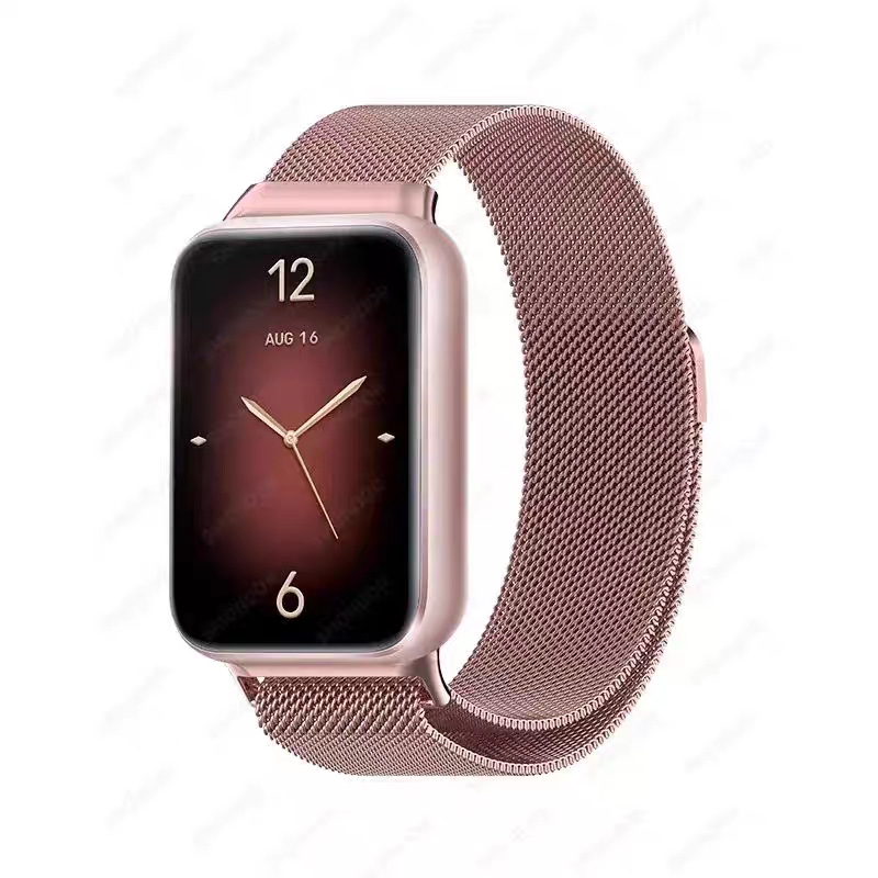 Nerđajući čelični magnetski mrežasti kaiš za Xiaomi Mi Band 8/9 Pro, milanski stil