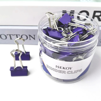 Klip za dokumente s dizajnom swallowtail, metalno tijelo