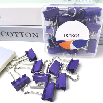 Klip za dokumente s dizajnom swallowtail, metalno tijelo