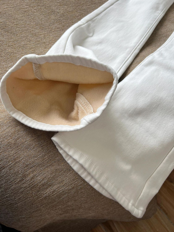 Bijele traperice s flecom za žene, jesen-zima, novi dizajn, visoki pas, elastične, uski kroj, bootcut