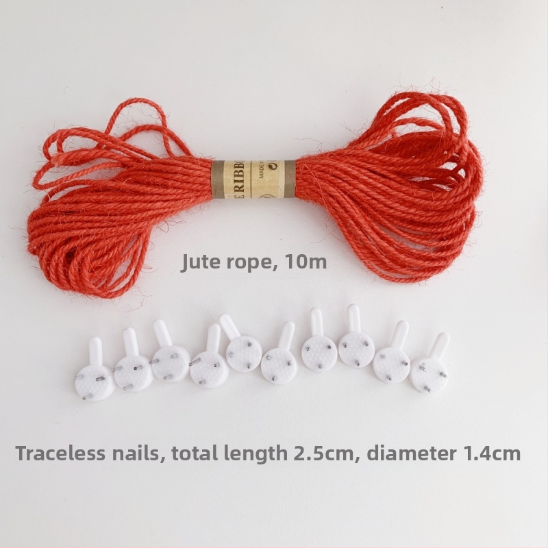 Drvena klipsa za fotografije s konopnim užetom za zidni prikaz – pogodna za sobu i učionicu. Marka: Other; Materijal: Drvo; Tip proizvoda: Hand ledger.