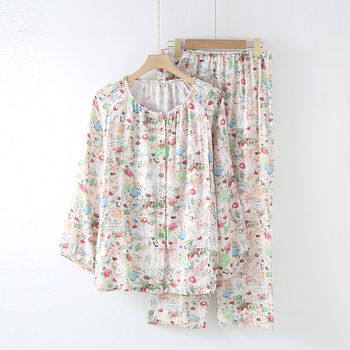 Pidžama komplekts no bambusa šķiedras māmiņām un zīdīšanai ar garām piedurknēm un garām biksēm, ikdienas komforts, 70–80% bambusa šķiedras saturs, visām sezonām