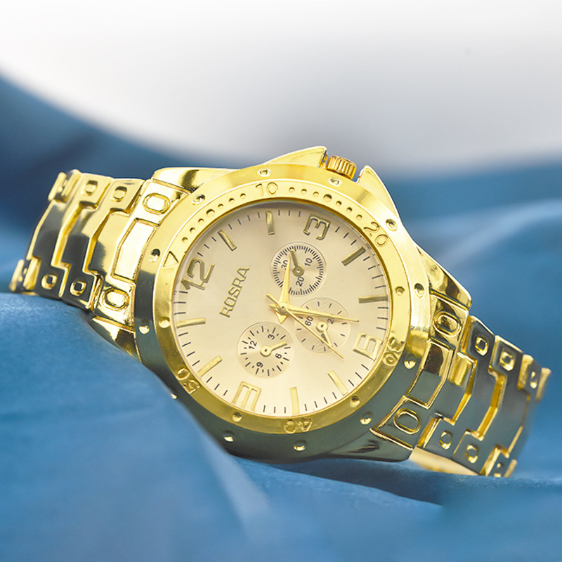 Unisex sat od nehrđajućeg čelika s tri podcifernikom, kvarcni mehanizam, promjer brojčanika 40 mm, debljina 10 mm