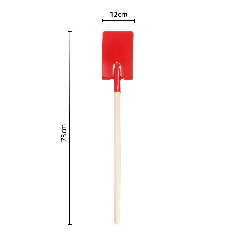 Dječji set alata za plažu od željeza — trodijelni set: lopata, motika i grablje za sadnju cvijeća i drveća