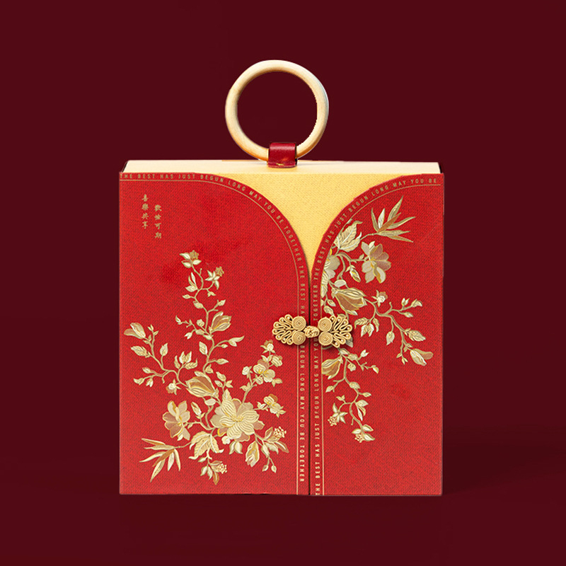 Youth serija kineskog stila kutija za poklone s zlatnim folijom na posebnom papiru — za družice i svadbene darove; opcije s bočnim otvaranjem i cilindričnim kutijama.