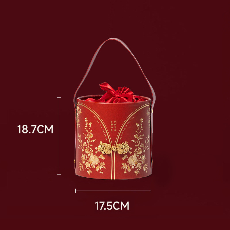 Youth serija kineskog stila kutija za poklone s zlatnim folijom na posebnom papiru — za družice i svadbene darove; opcije s bočnim otvaranjem i cilindričnim kutijama.