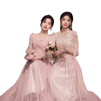 Kumām paredzēta garā A līnijas kāzu kleita ar vienu plecu, 3/4 piedurknēm, no chenille elastīgā auduma