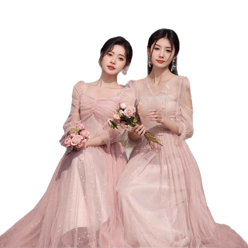 Kumām paredzēta garā A līnijas kāzu kleita ar vienu plecu, 3/4 piedurknēm, no chenille elastīgā auduma