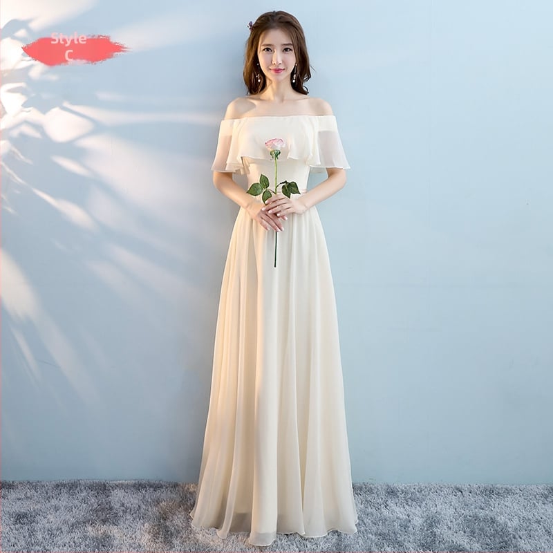 Koszorúslány ruha, halternyakú, ujjatlan, A-vonalú sziluett, redőzött anyag, poliészter