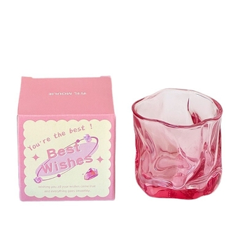 Stiklinė pasukamoji taurelė – modernus minimalistinis dizainas, be rankenos ir dangtelio, vienos sluoksnio konstrukcija, natrio kalcio stiklas, rankomis deginta, aukšta temperatūros atsparumas