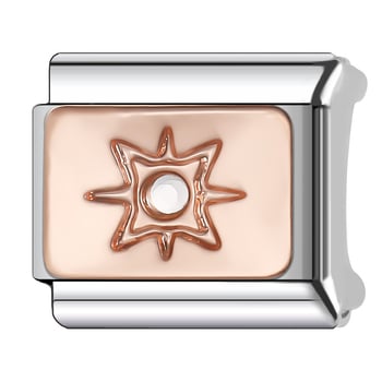 Brățară modulară italiană DIY, brățară cu douăsprezece zodii, bijuterii de nișă, cadou personalizat de ziua de naștere.