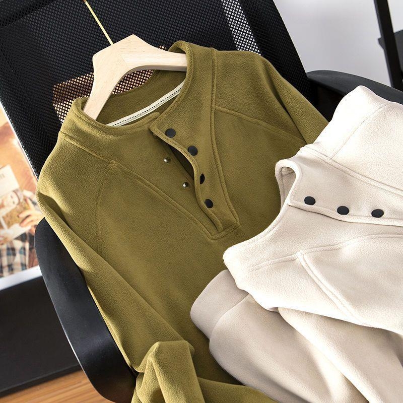 Ženski dukserica od pliša s modalom, visokim ovratnikom, ultra kratkom duljinom i princes rukavima