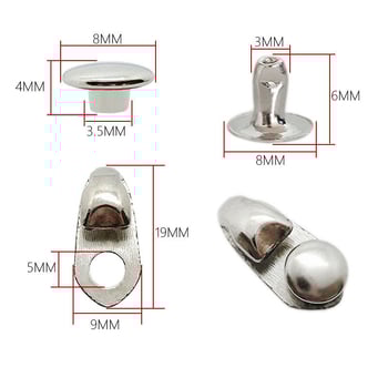 Gamyklinės sagtys 12 vnt. žygio batams, kilpelės aukštaaukčiams batams, kabliukų sagtys, aliuminio dirželių sagtys, sraigės formos sagtys, sraigės formos sagtys ir kniedės sportiniams batams.