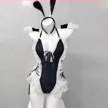 Nyuszi lány jelmez egyenruhás szerepjátékhoz — Anyag neve: Egyéb; Fő anyag összetétel: 30% alatt; Márka: I'm soft; Piacra kerülés: 2024 nyár