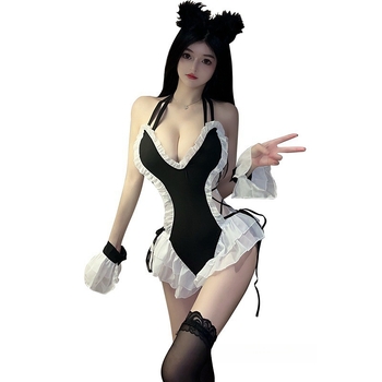 Nyuszi lány jelmez egyenruhás szerepjátékhoz — Anyag neve: Egyéb; Fő anyag összetétel: 30% alatt; Márka: I'm soft; Piacra kerülés: 2024 nyár