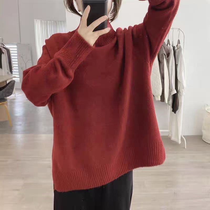 Pleteno jakna-sviter od chenille tkanine s elastanom, poluoturtneck ovratnik, izvezeni detalji
