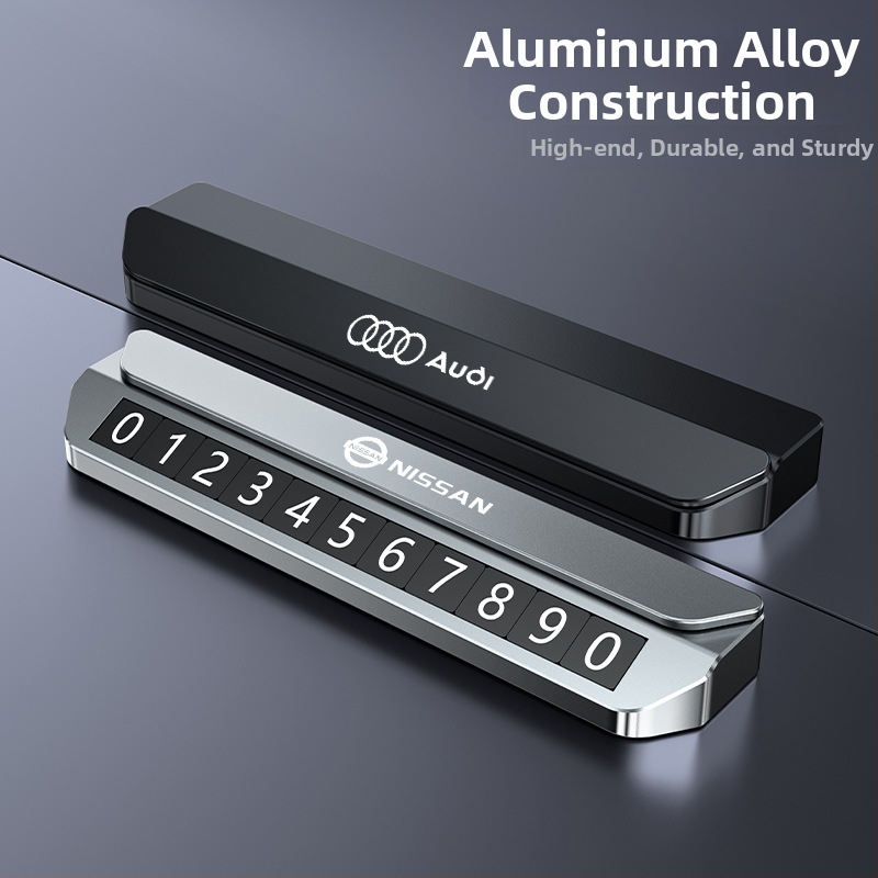 Elektroniska magnētiska numura displejs transportlīdzekļiem – metāla korpuss, slēpts pagaidu stāvvietas numurs