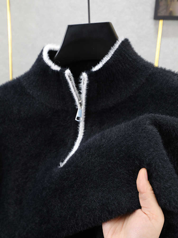 Siltas džemperis ar biezinātu flīsa odere, stāvošā apkakle, Vinylon/Nylon audums, ziedu raksts, Ziemas 2024