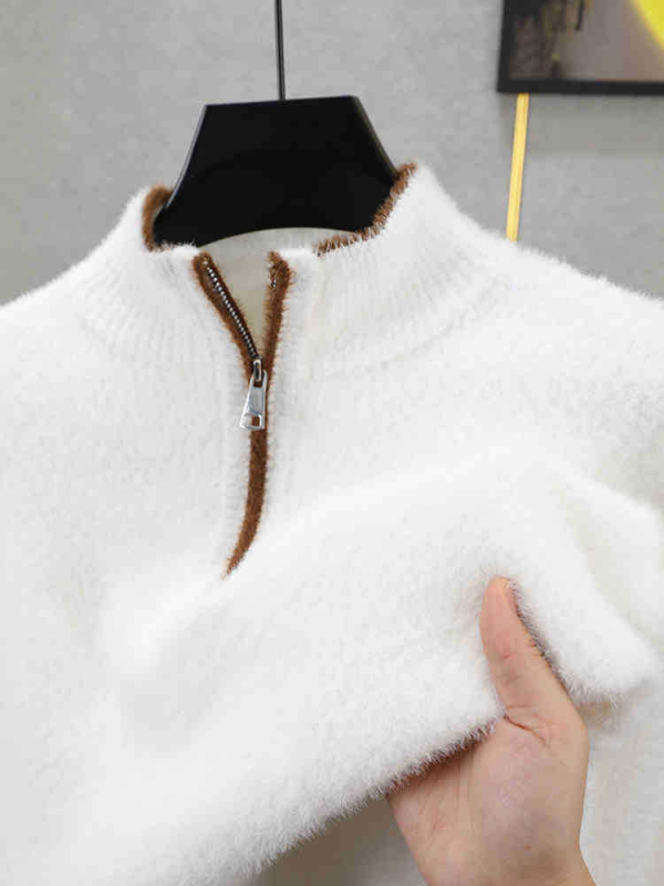 Siltas džemperis ar biezinātu flīsa odere, stāvošā apkakle, Vinylon/Nylon audums, ziedu raksts, Ziemas 2024