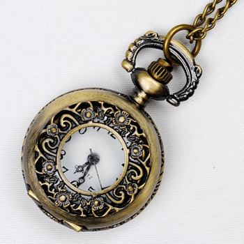 Джобен часовник, Nuo Niu, кварцов механизъм, световно време, античен стил