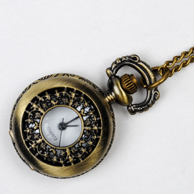 Джобен часовник, Nuo Niu, кварцов механизъм, световно време, античен стил