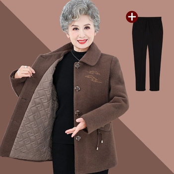 Chenille moterų paltas, japoniškai-koretiškas kasdienis stilius, Polo apykaklė, rankovės su penkiais taškais, laisvas kirpimas