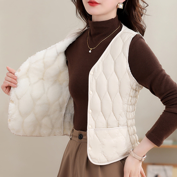 Vestă pentru femei din Chenille cu Spandex, culoare solidă, guler rotund, închidere cu nasturi pe un rând, toamnă 2024