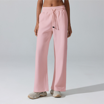 Sieviešu siltas sporta bikses ar jostu – brīvs piegriezums, garas bikses ar taisu piegriezumu, piemērotas skrējienam un fitnesam (ziema, pavasaris, rudens)