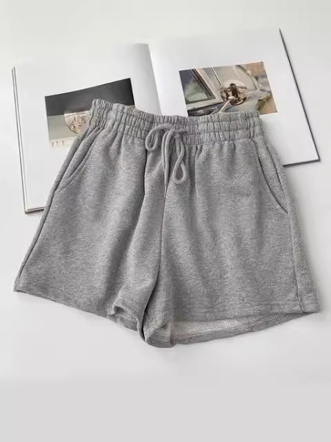 Pantaloni largi pentru femei, talie înaltă, lungime 3/4, amestec bumbac-poliester, stil lejer japonez-coreean