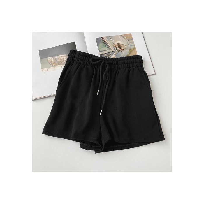 Pantaloni largi pentru femei, talie înaltă, lungime 3/4, amestec bumbac-poliester, stil lejer japonez-coreean