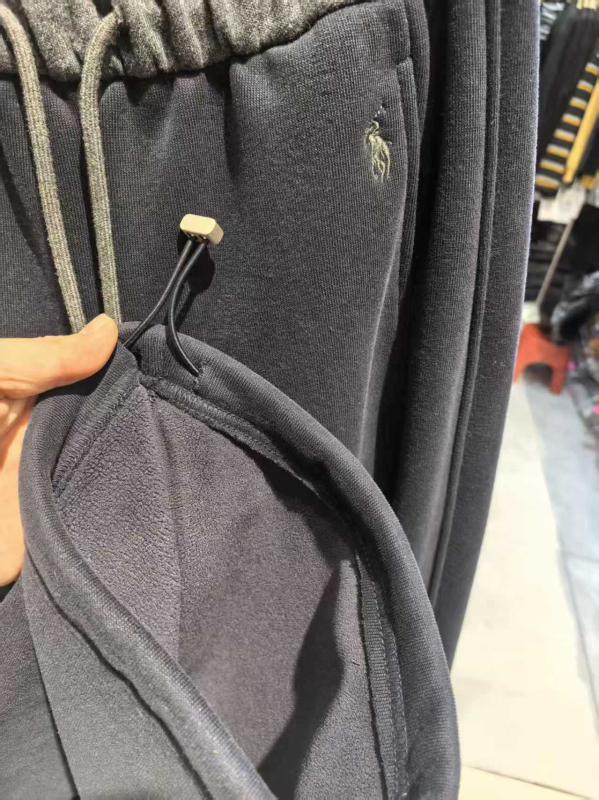 Női pamut-mikroszálas szabadidőnadrág, laza szabású, középmagas derekú, közepes vastagságú, téli szezon 2025, városi stílus