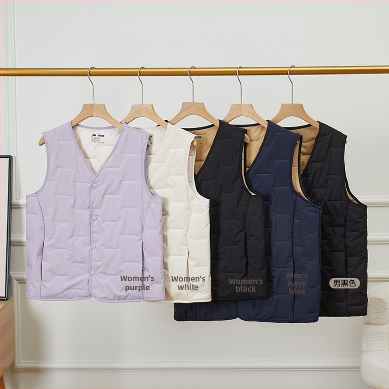 Sieviešu veste ar aitas vilnas pildījumu un poliestera galveno audumu 95%+, V formas kakla atvērums, vidēja garuma, šaurs piegriezums