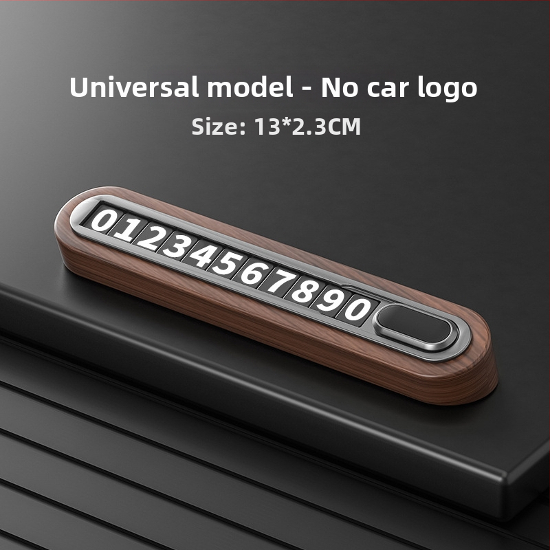 Valrieksta koka īslaicīga stāvvietas numura plāksne automobiļim – slēpta tipa, bez personalizācijas