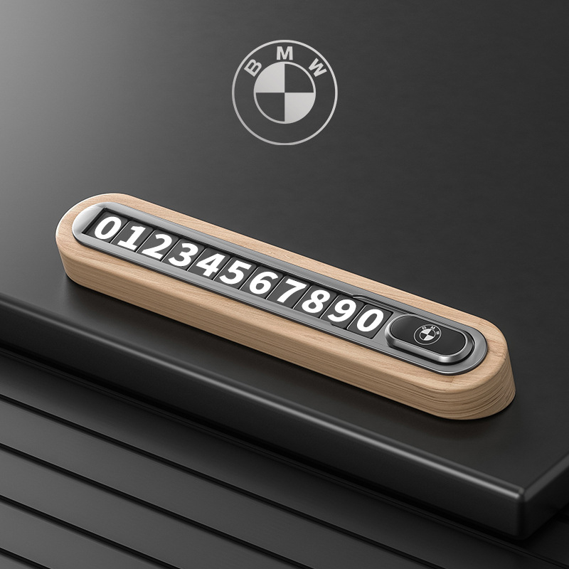 Valrieksta koka īslaicīga stāvvietas numura plāksne automobiļim – slēpta tipa, bez personalizācijas