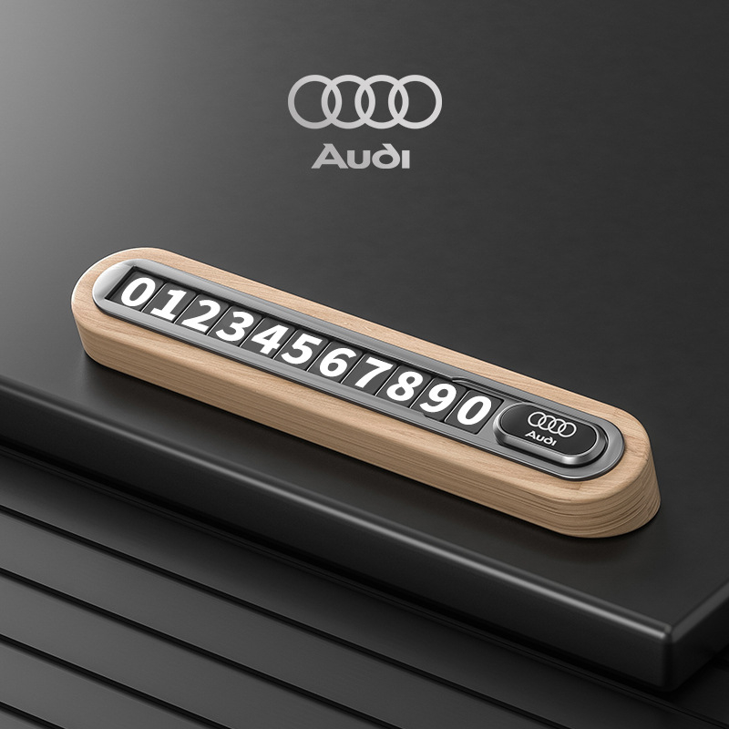 Valrieksta koka īslaicīga stāvvietas numura plāksne automobiļim – slēpta tipa, bez personalizācijas